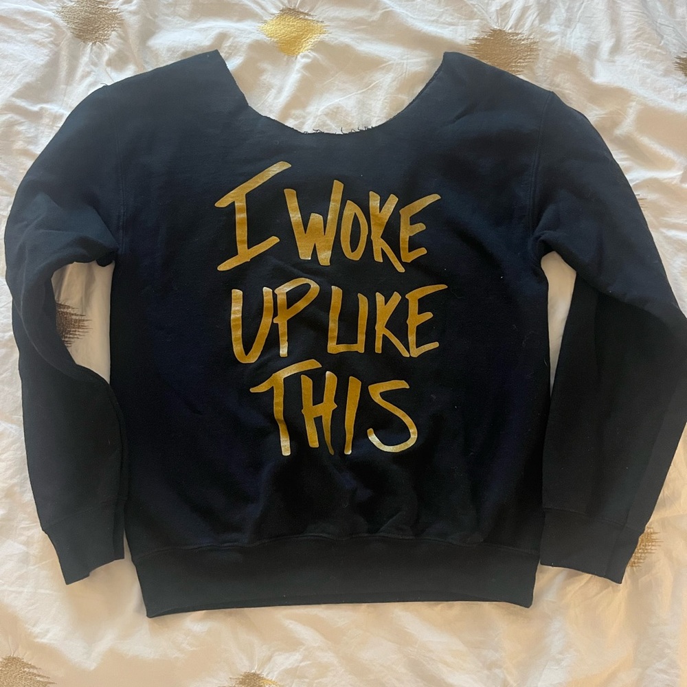 Black and Gold Women's Sweater